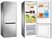 Amica FK244.4X réfrigérateur-congélateur Autoportante Acier inoxydable