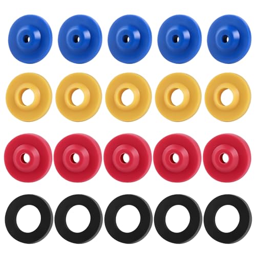 Limitador de Caudal y Flujo de Agua - 20 Unidades de Ahorro Para Manguera y Cabezal de Ducha - Silicona