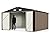 Greesum Metal Outdoor Storage Shed 10FT x 10FT, Steel Utility Tool Shed Storage House with Door & Lock, Metal Sheds Outdoor Storage for Backyard Garden Patio Lawn (10' x 10'), Brown