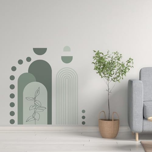 SUPERDANT Vinilos Decorativos Geométricos Boho Verde miniatura 4