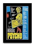HWC Trading Psycho Geschenke Geduckter Poster Signiertes 