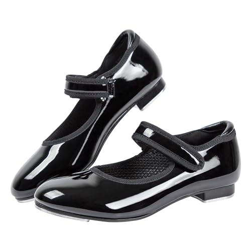Dynadans Unisex-Child Adjustable Strap Tap Shoe Mary Jane Flat