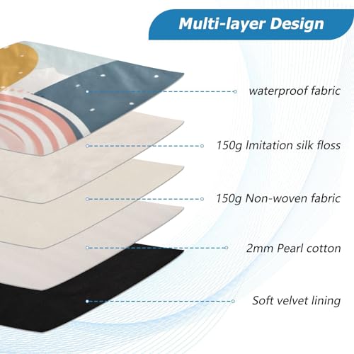 Funda para portátil 13-14 pulgadas impermeable diseño nubes miniatura 4