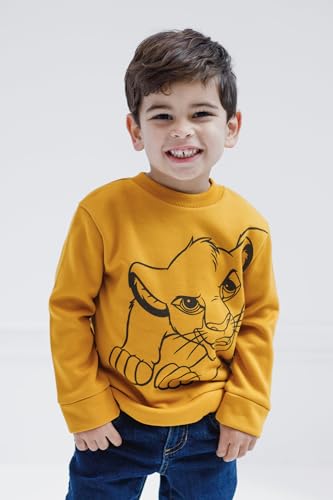 Disney Lion King Nightmare Before Christmas Pixar Cars Winnie the Pooh Simba Fleece Sweatshirt Toddler to Big Kid2