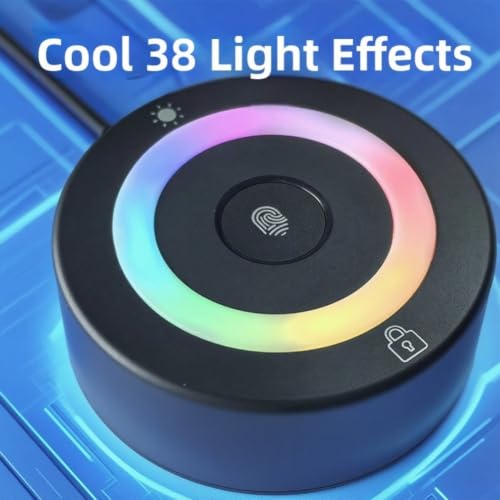 Dispositivo biométrico USB de 5.6cm con escáner de seguridad 360 para Windows 10 y 11 8