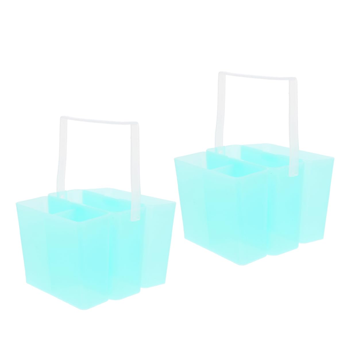 Beatifufu Ergonomic Paint Brush Cleaning Bucket Detachable Compact Stylish for Art Lovers