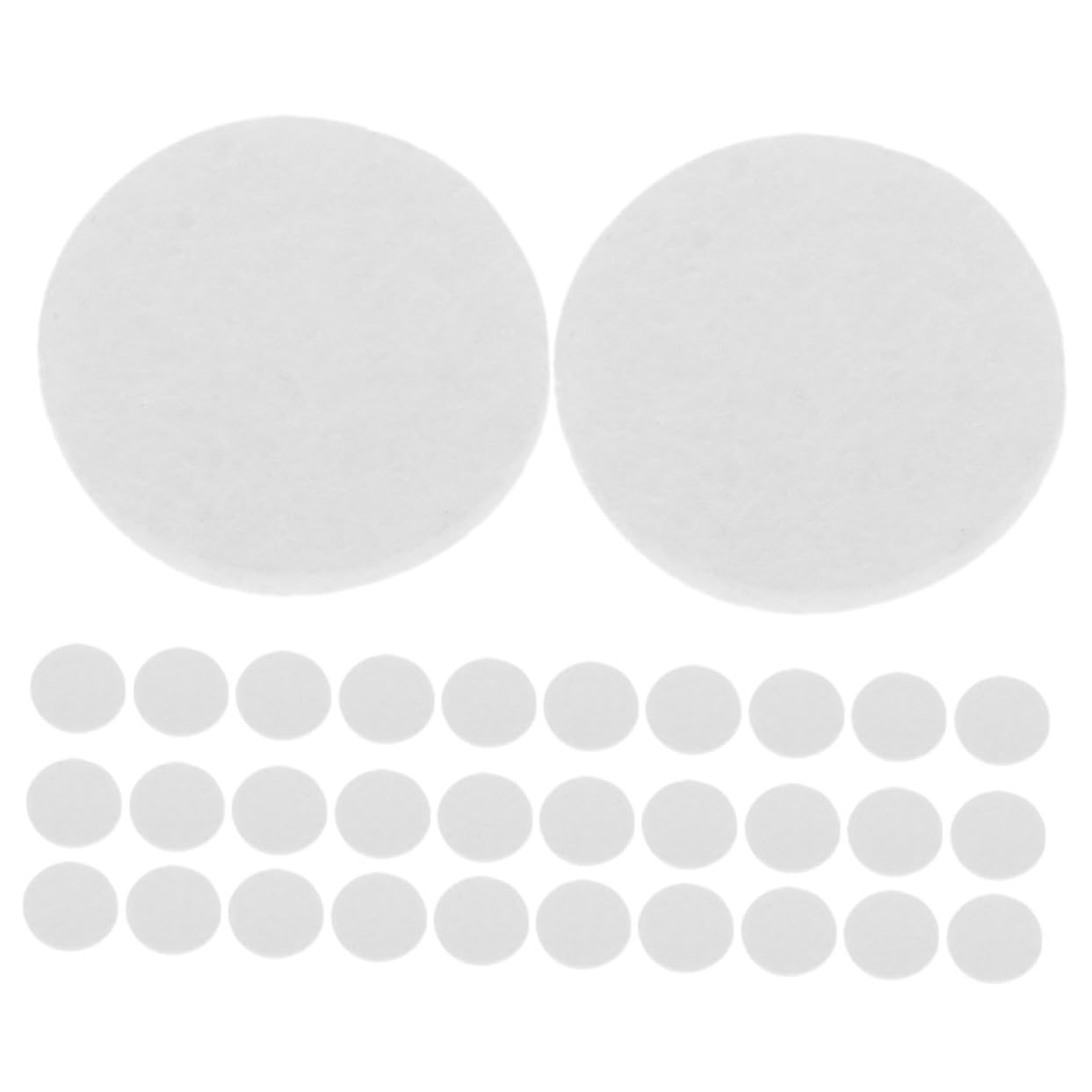 VALICLUD 200pcs Diffuser Pads Cotton Refill for Car Vent Bracelet and Home Use Unscented Absorbent Pads for and Freshness