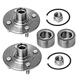 TUCAREST 518514 x2 (Pair) Front Wheel Bearing and Hub Assembly Compatible With 1994-2002 Saturn SC1...