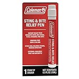 Coleman(コールマン) 刺し傷と噛み付き緩和ペン ほとんどの虫刺されによるかゆみや痛みを和らげる 応急処置 消毒および鎮痛剤 フォームチップドーバー 0.5 floz