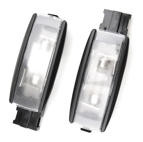 Luz de lectura negra para techo de coche Seat Leon y Alhambra plafón nítido 2 u.