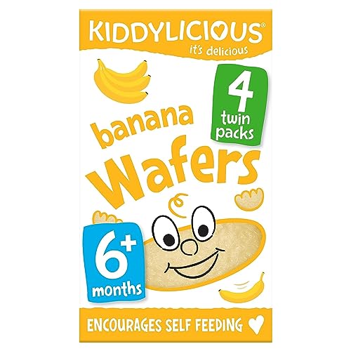 Kiddylicious Banana Wafers 6 Months+