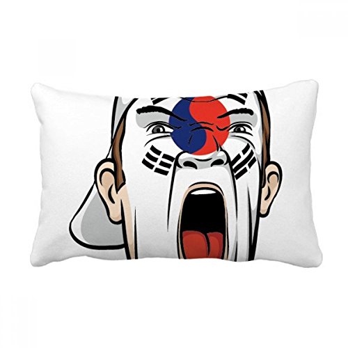Coussin Drapeau Corée DIYthinker 40x60 cm oreiller lombaire multicolore pour canapé - 2