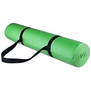 BalanceFrom GoYoga All Purpose High Density Non-Slip Exercise Yoga Mat with Carrying Strap