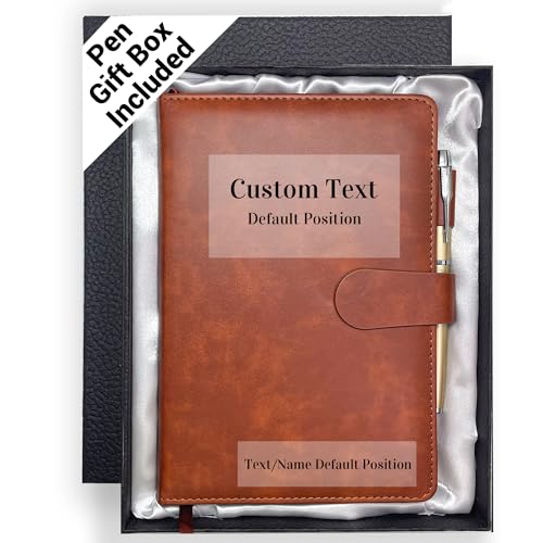 Personalized Notebook with Pen and Gift Box...