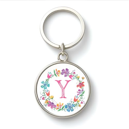 Image of magical gifts MG | Premium Alphabet & Initial Metal Keychain for Bags & Keys | Double-Sided | Personalized Initial Charm Keyring | Heavy-Duty Metal | Perfect for Gifting & Daily Use