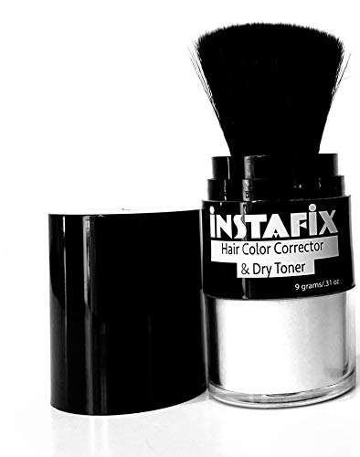 Instafix Temporary Quick Fix Color Corrector and Dry Toner for Unwanted Yellowing Blonde Hair- Platinum Pop - Mellow The Yellow -