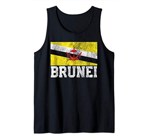Brunei Flag Family Pride Country Men Women Vintage Gift Canotta