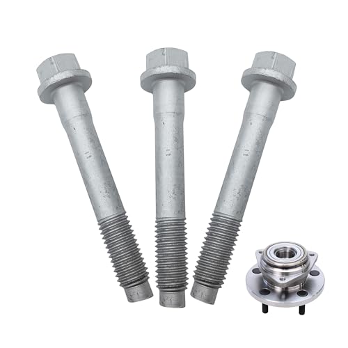 Image of 3 PCS Front Wheel Hub Bolt Kit Hub and Bearing Mounting Bolts 926-173 5012436AA Compatible with Jeep Grand Cherokee 1999-2004 for Jeep Wrangler 2007-2018