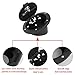 RT-TCZ Fuel Filler Door Locking Gas Tank Cap Cover Accessories for 2007-2017 Jeep Wrangler JK & Unlimited Sport Rubicon Sahara,Locking Black