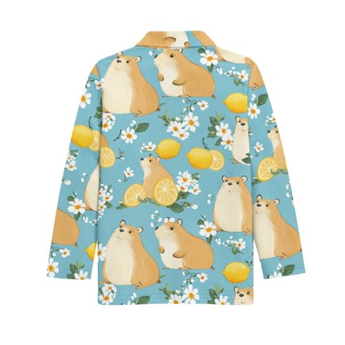 HUIACONG Boys Button Shirts for Kids Children Sweatshirts for Girls2