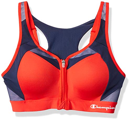 Champion Women's Motion Control Zip, Red Flame, 36D