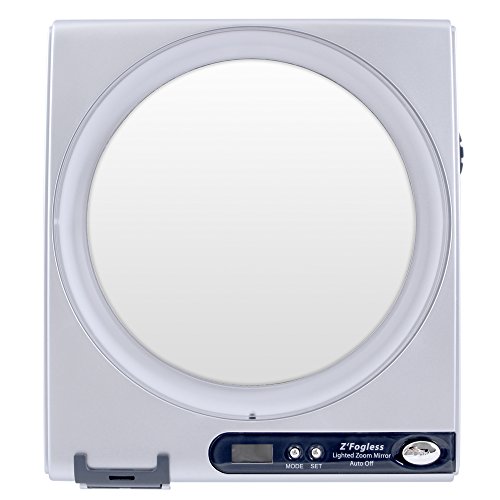 Zadro Fogless Shower Mirror, Silver Finish, 1X-5X