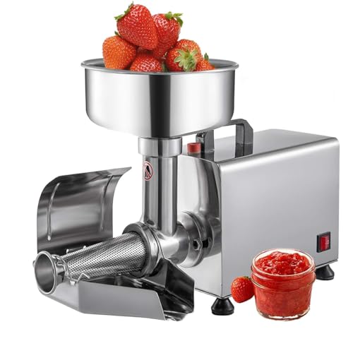 UPLTOE Machine à Confiture à Pression De Fruits,Presse-Purée Automatique en Acier Inoxydable,70-150 Kg/H, pour Confitures Maison,Compotes De...