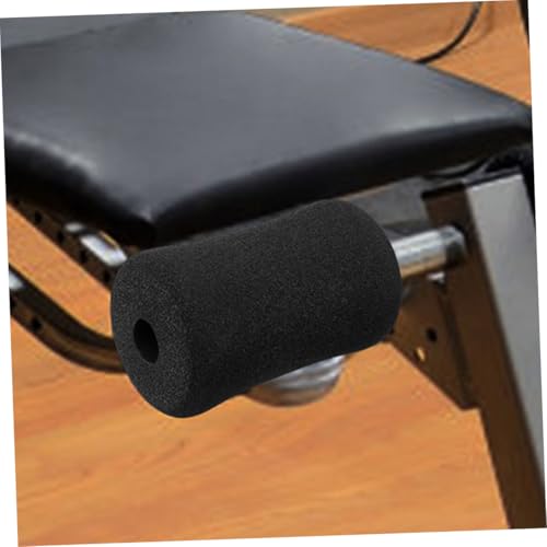 POPETPOP 6Pcs Black Sponge Foot Pads Covers para Situp Board Rollers | Negro, Uso Multifuncional para Planchas y Protección de Piernas, Accesorio de Gimnasio en Casa, Equipo Deportivo miniatura 4