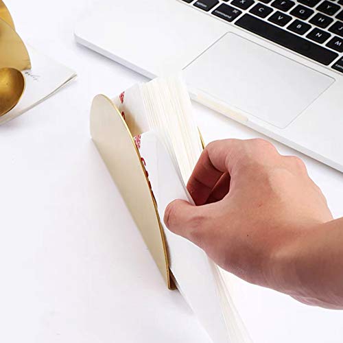 Ouuonno Gold Napkin Holder Freestanding Steel Tissue Dispenser Paper Napkin Holder For Dining Table Kitchen Countertop Guest Towel  thumb #3