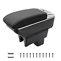 KAERGK Auto Armlehnen für Suzuki Swift 2005-2024 Mittelkonsolen für Kfz Doppelter Stauraum mit Getränkehalter Hintere Utility-Box Einfache Montage (Schwarze Linie) KAERGK Auto Armlehnen für Suzuki Swift 2005-2024 Mittelkonsolen für Kfz Doppelter Stauraum mit Getränkehalter Hintere Utility-Box Einfache Montage (Schwarze Linie)