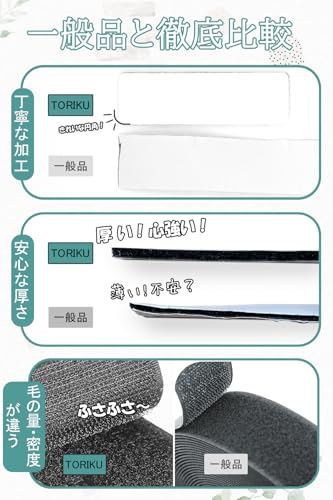 TORIKU『面ファスナー両面テープ付き』