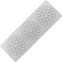 Vista 2 de Molde de encaje de hojas huecas 3D para fondant, molde de dulces de múltiples hojas y flores, chocolate, manualidades de azúcar, decoración