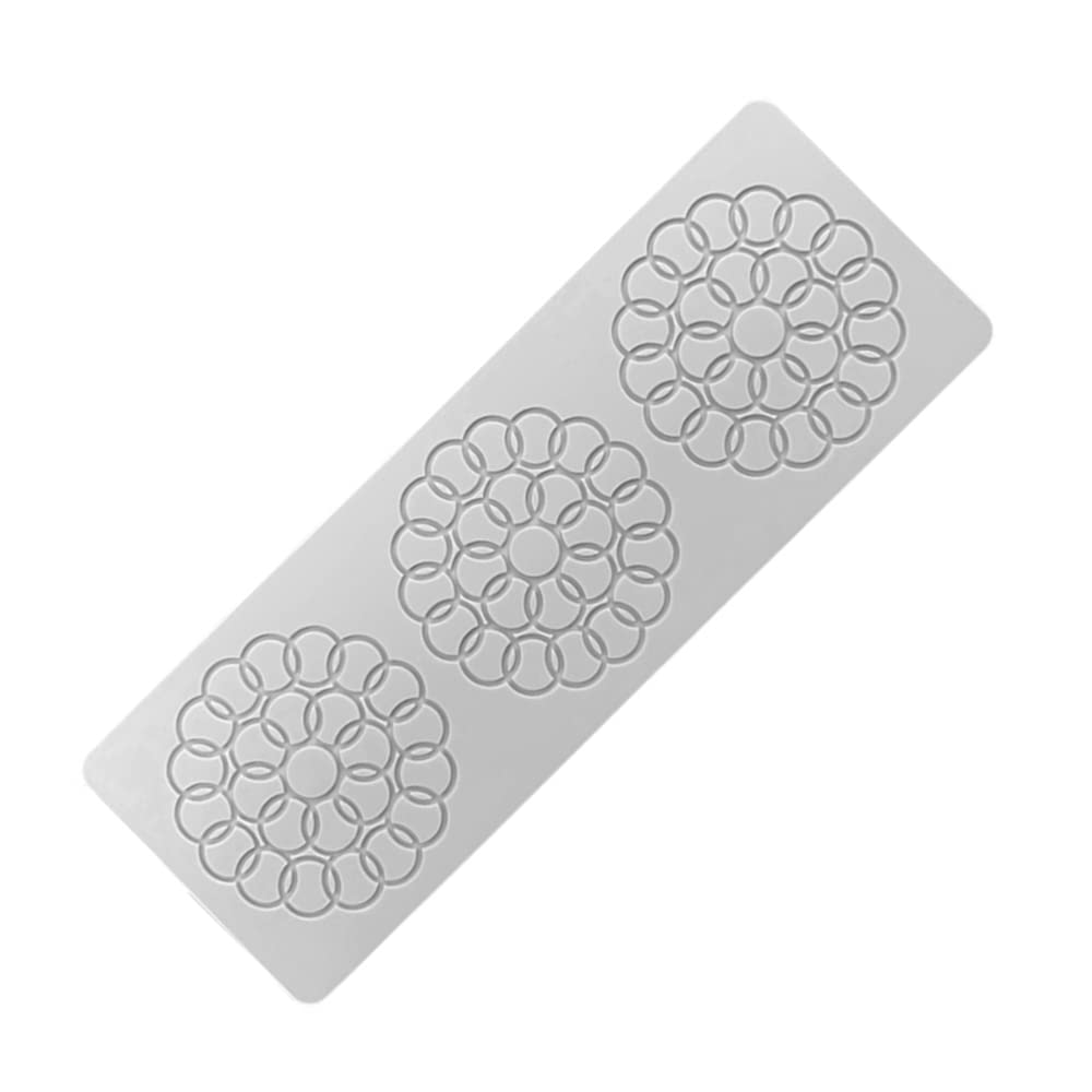 Stampi Cioccolato Fiori Stampi Silicone Barocco Per Fondente - Stampo 3D Fiori Con Bordi Pizzo Per Torte E Cupcake Stampo Cioccolato Pasta Gomma