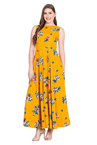 Image of LookMark Women's Crepe A-Line Maxi Dress