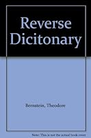 Reverse Dicitonary B00186T5JM Book Cover