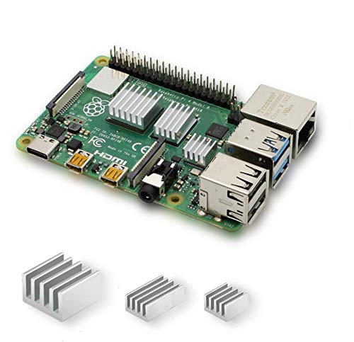 Raspberry Pi 4 Heatsink, iUniker Raspberry Pi Heatsink Aluminum Heatsink with 3M 8810