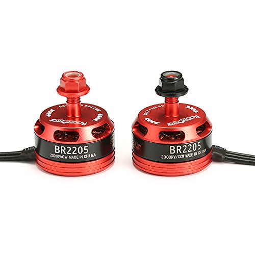 VIDOO Racing Edition 2205 BR2205 2300KV 2-4S silnik bezszczotkowy czerwony do 220 250 RC drona FPV Racing-CCW