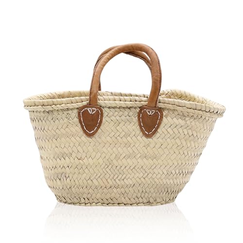 Generic French Basket Small Straw Bag Bridal Party Wedding Tote Bag Bridesmaid Gifts...