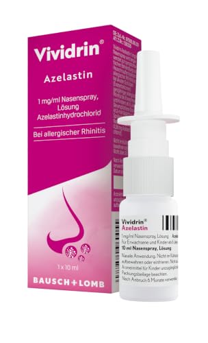VIVIDRIN Azelastin 1 mg/ml Nasenspray Lösung 10 ml