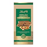 Lindt Schokolade | Dubai Style Chocolade Mandel-Macadamia Tafel | 150g | zarte Vollmilch-Schokolade mit feiner Madel-Macadamiacreme und knusprigem Kadayif | Schokoladen-Tafel