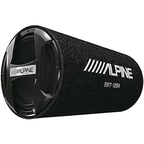 Alpine SWT-12S4 300W Negro - Subwoofer en Tubo Bass Reflex de 12“ Cover