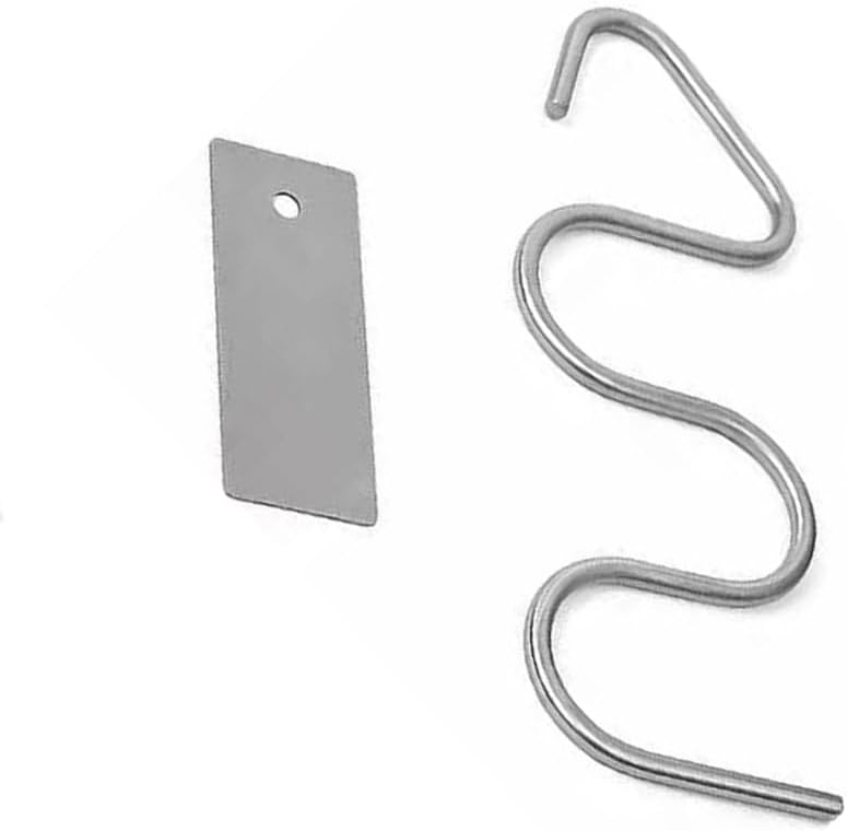 Tahini Stirrer, Stainless Steel Nut Butter Mixer with Scraper Tahini Stirrer Mixer Jam Stirring Tools, Wavy Bend Nut Butter Mixing Tool