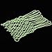 PASNMKvn Nightlight Luminously Basketball Net Replacement 12 Rings Standard Size Glowing Basketball Net Outdoor Basketball Net
