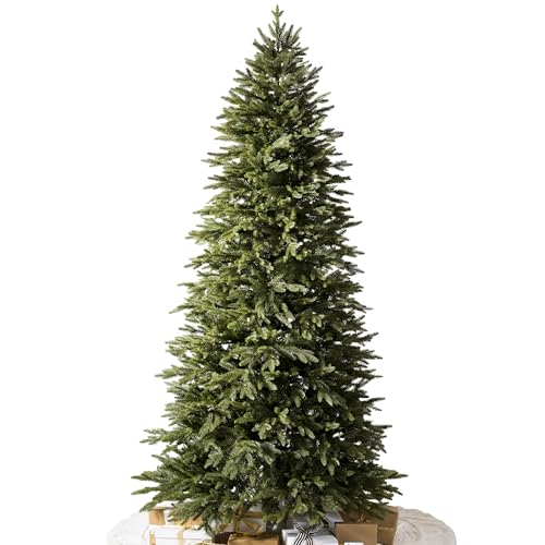 Balsam Hill Silverado Slim - Realistic Narrow Christmas Tree with True Needle Foliage with Premium Stand & Easy Assembly for Indoor Holiday Decorating, Unlit, 7'