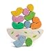 Rocking Baby Birds 12 Piece Balance Toy - STEM Toy - Early Learning to Develop Strategic Thinking and Fine Motor Skills - Wooden Toy Stack & Balance Educational Game