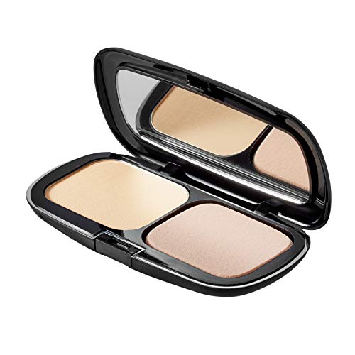 Dual-Active-Make-up (Banana) mattierende deckende Puderfoundation antibakteriell gegen AKNE glättet und verfeinert Poren BESSERES HAUTBILD bei unreiner Haut