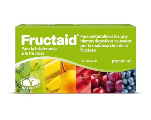 Suplemento para la mala absorción de fructosa pro natura Fructaid en 120 cápsulas