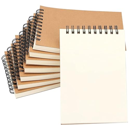 Facile da trasportare: Facile da trasportare: la dimensione del blocco note lo rende facile da trasportare, adatto come articolo di cancelleria per lo studio, per gli appunti quotidiani, per copiare opere classiche, per esercitazioni di scrittura a mano, disegnare e altro.