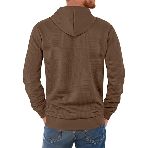 Ymosrh Men's Hooded Sweatshirts Long Sleeve Casual Sports Sweatshirt Pullover Gym Training Hoodie, M-3XL2