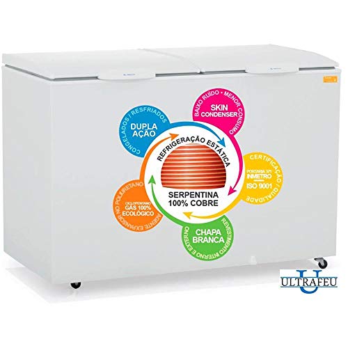 Freezer Horizontal GHBS-410 2 Portas Gelopar 220v